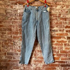 High-Waisted Light Blue Jeans